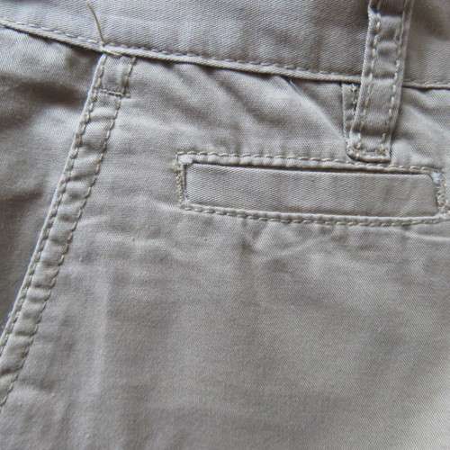 As new men's sand colour size 30 pants with straight narrow legs. By OAKRIDGE. 100% cotton