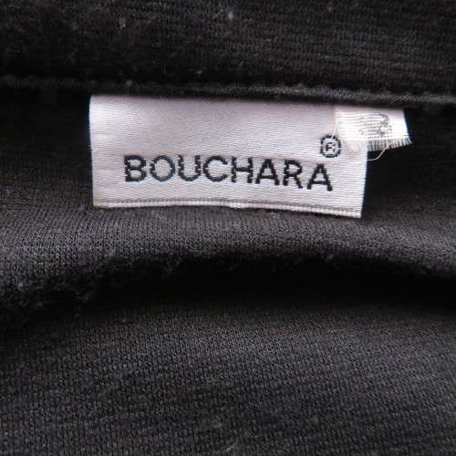 Cute black/red short sleeve button downtop with 2 dummy pockets.size 38/14 by `BOUCHARA As new.