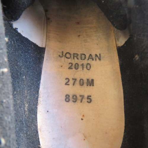 Pair of SADF gimshoes by JORDAN in size 8.5 issued 2010. Army size 270 M. Used but in good condition