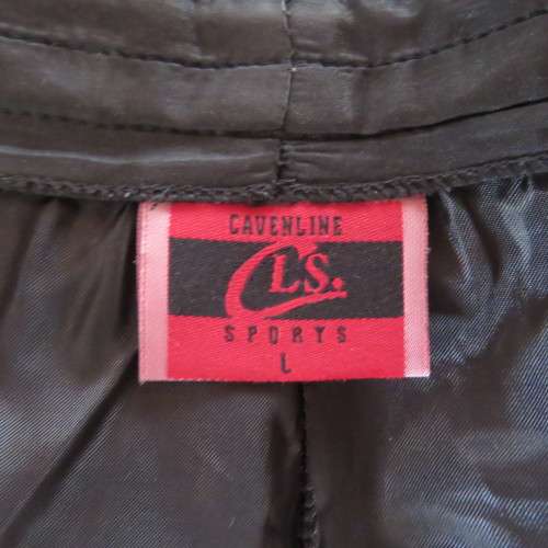 Men`s black CAVENLINE SPORTS pants. In 100% polyester fabric. Fully lined size Large. As new.