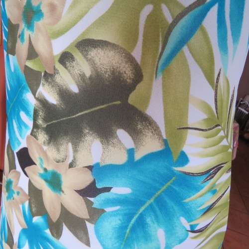 Real summer strappy dress in Fab blue and green floral print by TRUWORTHS in size 38/14. As new.