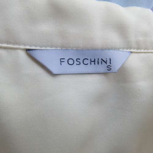 Rich cream long sleeve pyjama top with dainty pink embroidery. Size 32/8 by Foshini.New cond.
