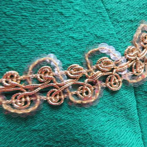 Vintage crimplene dress for special occasion in emerald green by boutique in size 38/14. New cond.