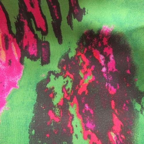 Colourful eye catching maxi strappy summer dress. Empire waist. Size 34/10. By Image. As new