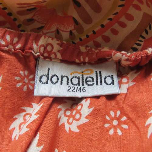 Colourful tiered ankle length autumn colour skirt Size 46-22 By DONATALLA In good condion