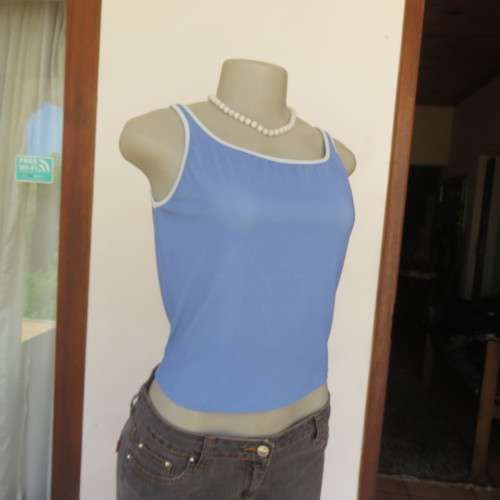 Nike Cobalt Blue Sports Top Size 38/14 Dri-Fit Lycra/Polyester