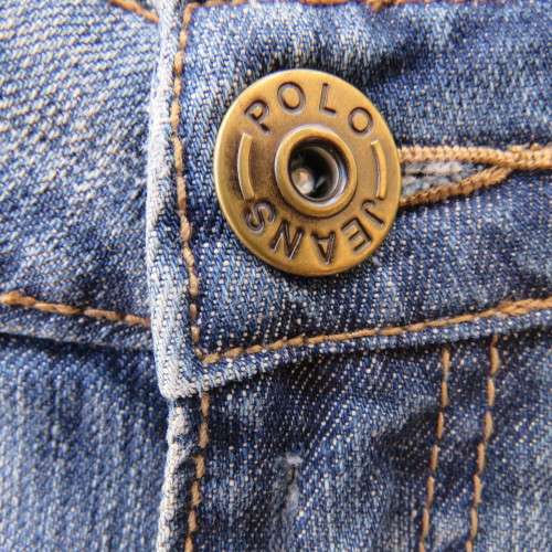 Men`s bootlegged low rise jeans by POLO JEANS CO. in size 36. In 100% cotton.As new