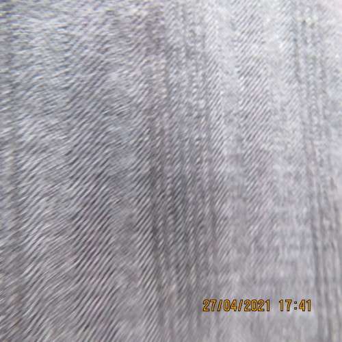 Versatile blazer style grey jacket with thin black vertical stripes. Size 40/16 by EXACT. As new.