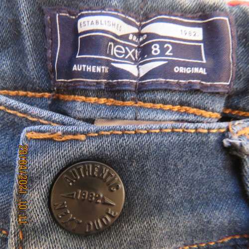 Sweet original NEXT skinny leg denim jeans for 12 to 18 months old boy. Polycotton stretch.As new