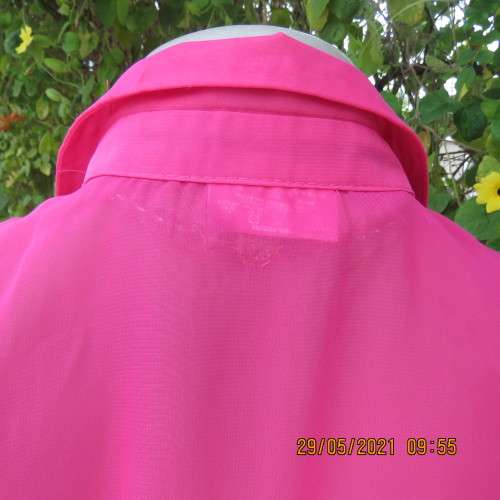 Cute hot pink sleeveless button down top with shirt collar by PINK ANGEL in size 30/6. New condition