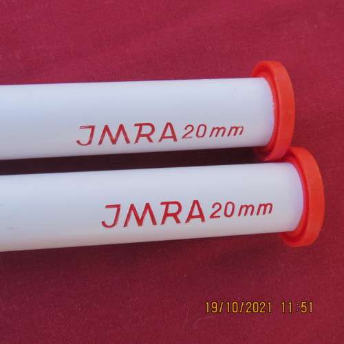 Thick 20mm JMRA knitting needles in new condition.