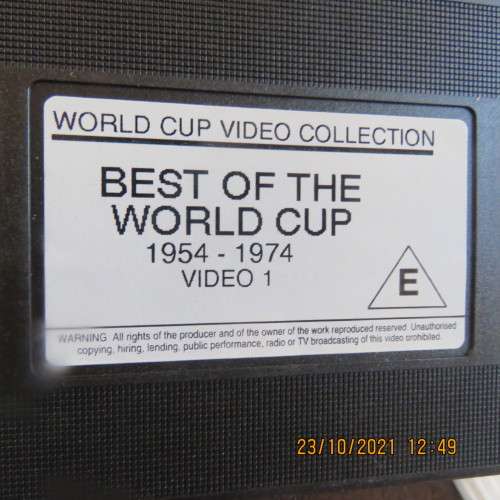 World cup soccer collection of 3 videos. 3.5 hours of action with footage never seen before. As new
