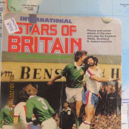Stars of Britain booklet  1975.Players and career detail from England.Eire,Wales Scotland,N Ireland