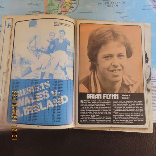 Stars of Britain booklet  1975.Players and career detail from England.Eire,Wales Scotland,N Ireland
