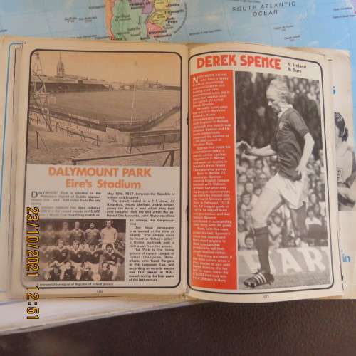 Stars of Britain booklet  1975.Players and career detail from England.Eire,Wales Scotland,N Ireland