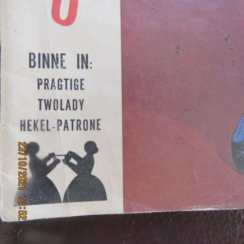 Die Huisvrou van Februarie 1968. Met pragtige hekelpatrone en persoonlike boodskap van Dr C Barnard,