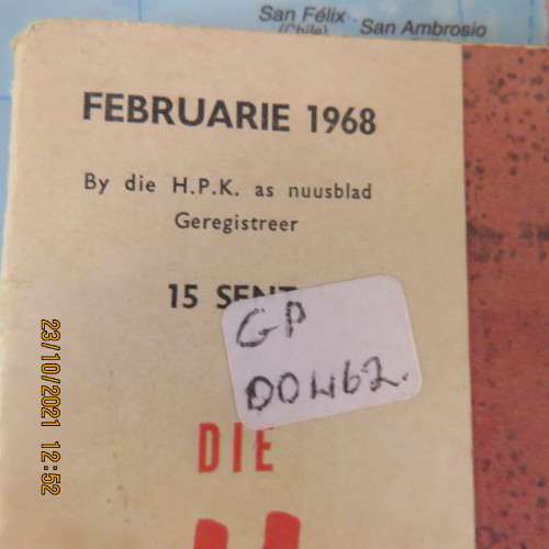 Die Huisvrou van Februarie 1968. Met pragtige hekelpatrone en persoonlike boodskap van Dr C Barnard,