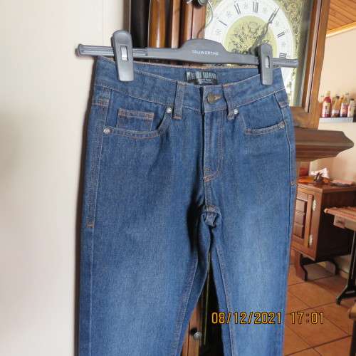 NEW WAVE Skinny blue denim jeans 9 to 10 years old