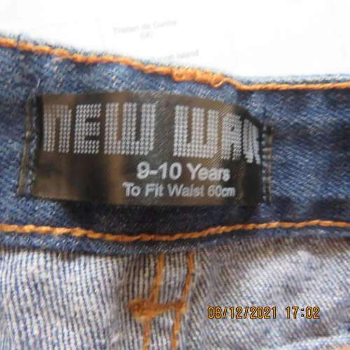 NEW WAVE Skinny blue denim jeans 9 to 10 years old