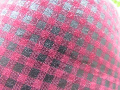 Men`s maroon check trilby style hat by GATE STAR size 57cm. As new condition.
