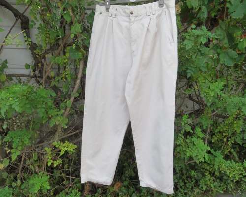 Men`s high quality DOW JONES and CO beige pants size 36. 100% cotton chino.Pleats on front.As new