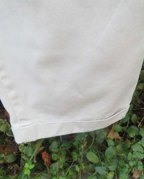 Men`s high quality DOW JONES and CO beige pants size 36. 100% cotton chino.Pleats on front.As new