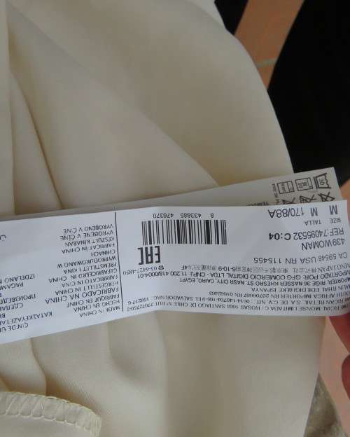 Stunning cream silky polyester evening/spec.occasion strappy dress by MNG(MANGO) size 36/12.New