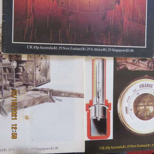 Lot of 5 `HOW IT WORKS` magazines. A to Z of invention,science,technology.Photos and diagrams.