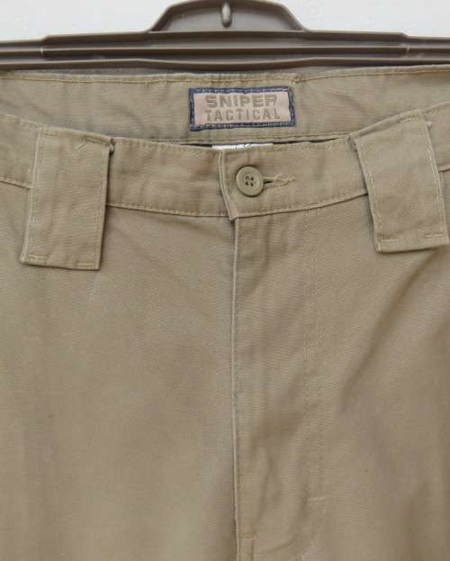 High quality SNIPER TACTICAL khaki colour 100% pants size 36.Pockets galore.New cond.