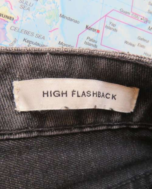 Cute high waist black 100% cotton denim shorts with distressed look. By COTTON ON size 28/4. As new.