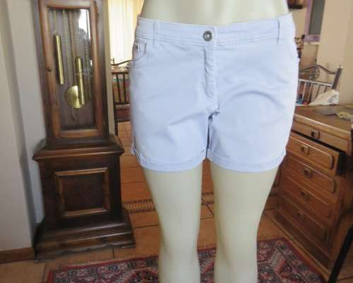 Powder blue firm cotton stretch shorts by EDITION size 36/12.Pockets front and back.Used only twice.