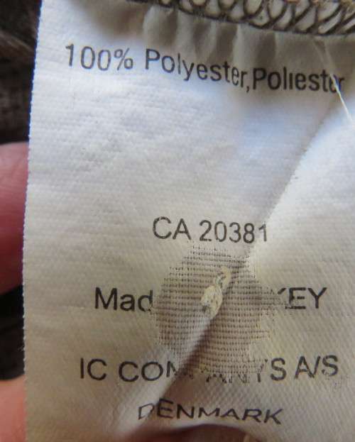 Brown opaque polyester long sleeve brown slip over V neck top by PART TWO from Denmark.Size 34/10