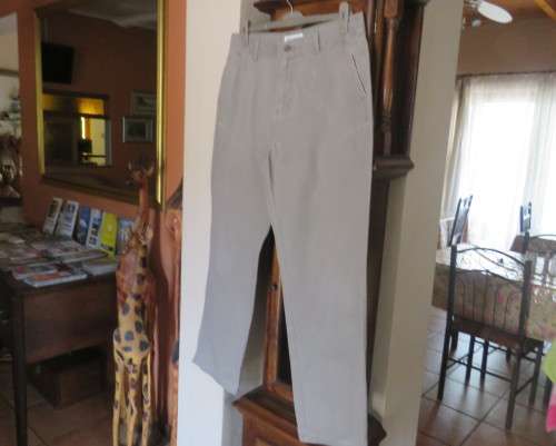 STONE HARBOUR taupe colour 100% cotton Men`s pants size 36/92.Side/back pockets. Very good cond.