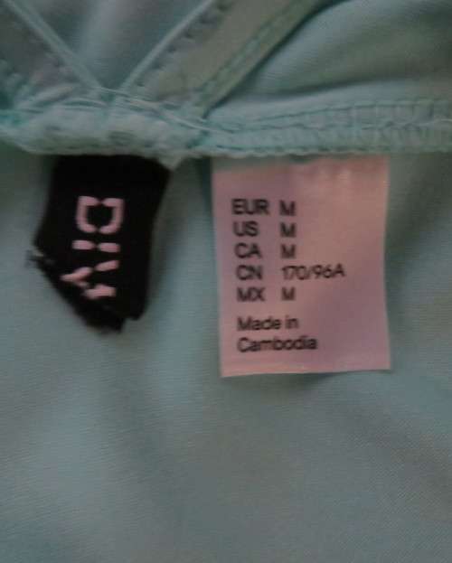 Ultra chic seafoam green size 36 short dress by H&M.Skater skirt.Fitted top.Xtra low V back.As new