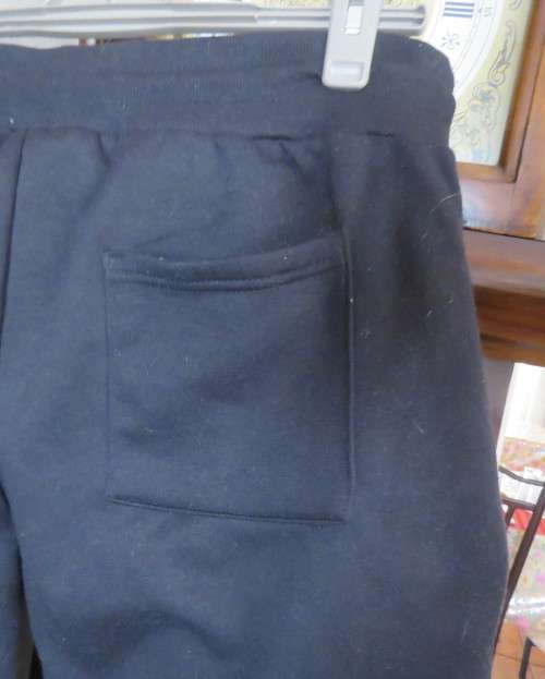 Men`s as new brushed polyester sweatpants. Knitted waist/drawstring and leg cuffs.Size XXL by RED