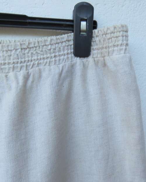 Natural colour linen/cotton pants size 42 to 44 by TRUWORTS.Elasticated waist.Inner leg 58cm.As new.