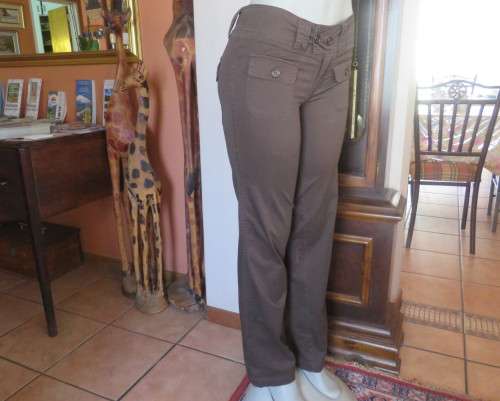 Sexy choc brown size 34/10 OVIESSE Young stretch cotton skinny pants from Europe.As new.