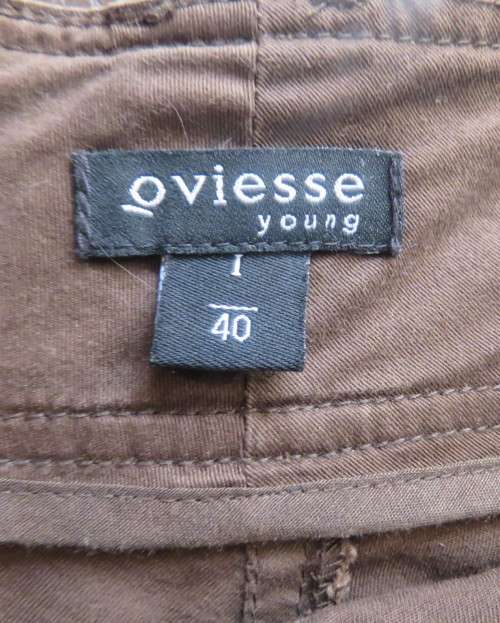 Sexy choc brown size 34/10 OVIESSE Young stretch cotton skinny pants from Europe.As new.