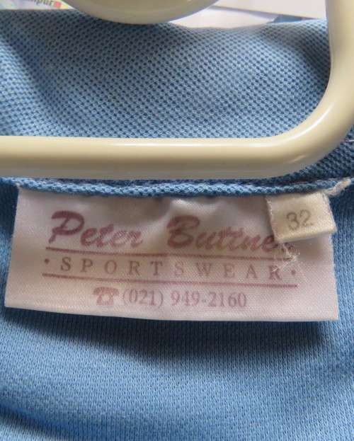 Blue short sleeve WESBANK LAERSKOOL sport shirts size 30 and 32. As new conditon.Buy 1 or both.