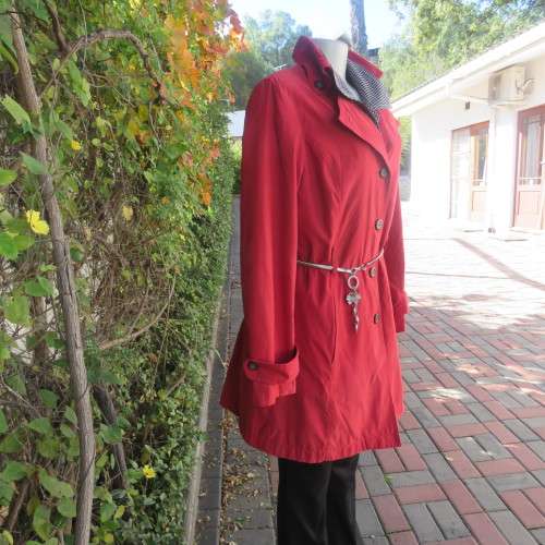 Red all weather coat new arrivals