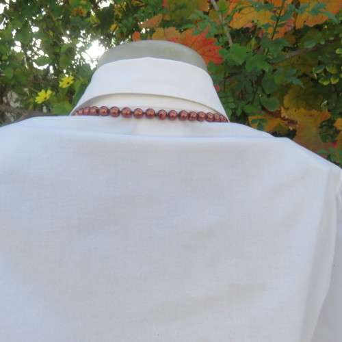 Warm pure cotton long cuffed sleeve light cream button down vintage style blouse.By BUS STOP size 38