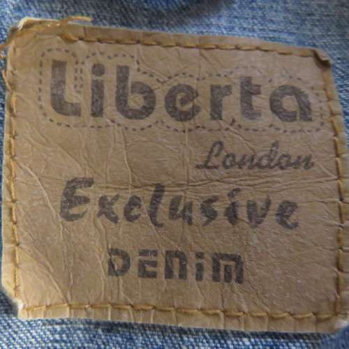 Best quality LIBERTA London sleeveless denim cotton jacket. Boy 10 to 12 yr old. Pockets galore.