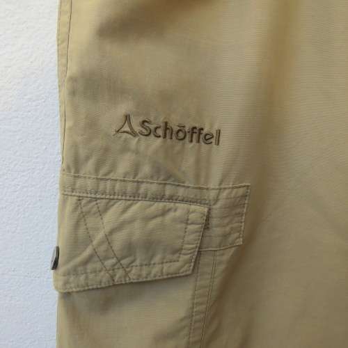 Men`s rip off hiking pants in tan by SCHOFFEL from Germany. Size 38. Pockets .Cotton/nylon.As new