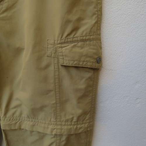 Men`s rip off hiking pants in tan by SCHOFFEL from Germany. Size 38. Pockets .Cotton/nylon.As new