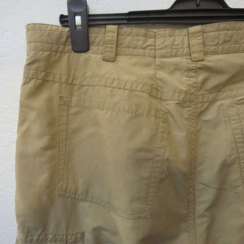 Men`s rip off hiking pants in tan by SCHOFFEL from Germany. Size 38. Pockets .Cotton/nylon.As new