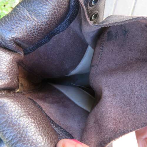 Pair SADF brown genuine leather soft top boots size 8. Army size 262. DWS issued 2011. As new