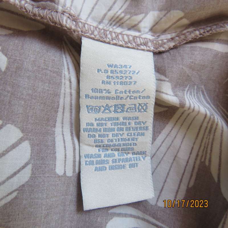 Fabulous embellished sleeveless top by BODEN UK. Size 36/12. White design on ecru. Never used.