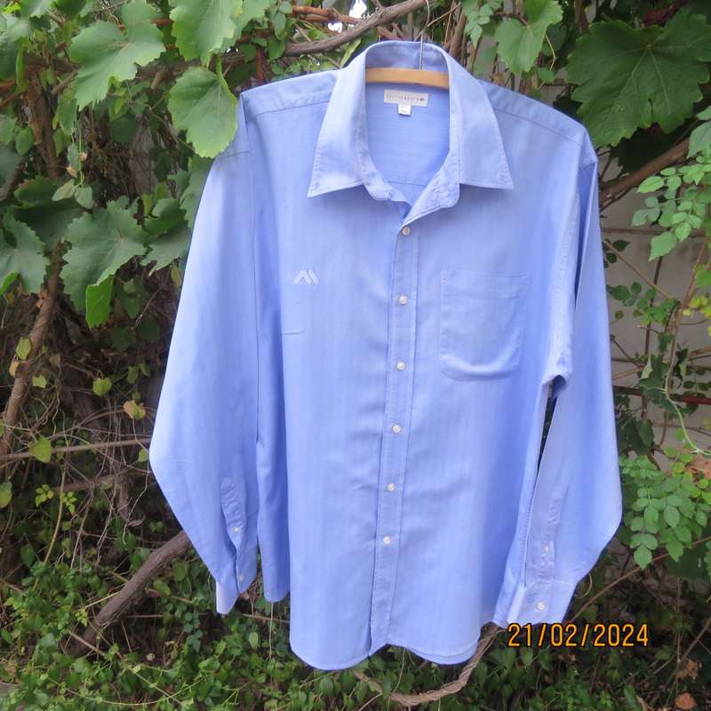 Men`s CUTTER & BUCK long sleeve 100% cotton dress shirt. From USA. Size XL. Brand new cond.