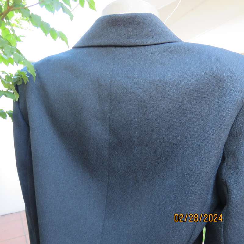 Perfect tailored dark teal long sleeve double breast jacket. By TRUWORTHS size 32/8 Fit my 34 doll!