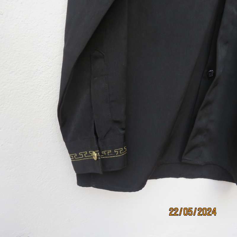 black long sleeve shirt by TOP MAN size 8/9 years.